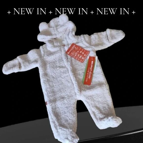 Magnificent baby smart close soft pink fleece snowsuit newborn 5-8 lbs - Picture 1 of 7